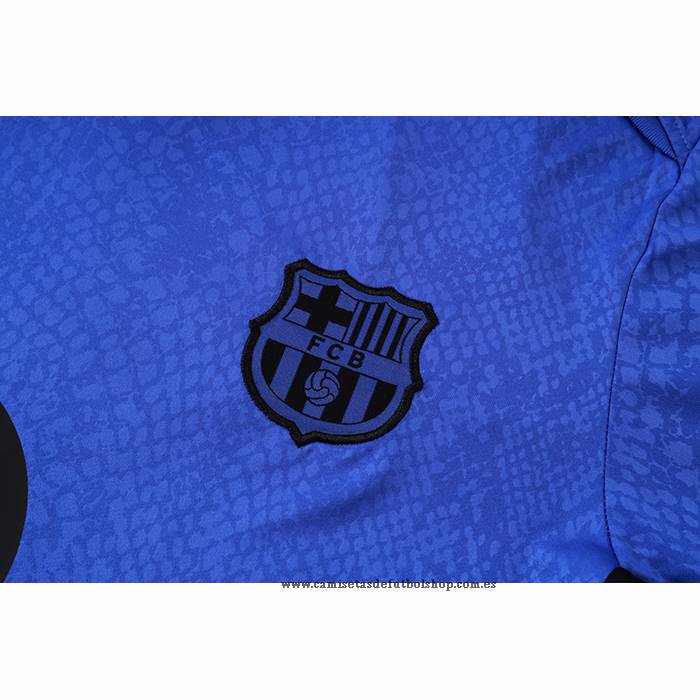 Chandal del Barcelona 25-26 Manga Corta Azul - Pantalon Corto Purpura